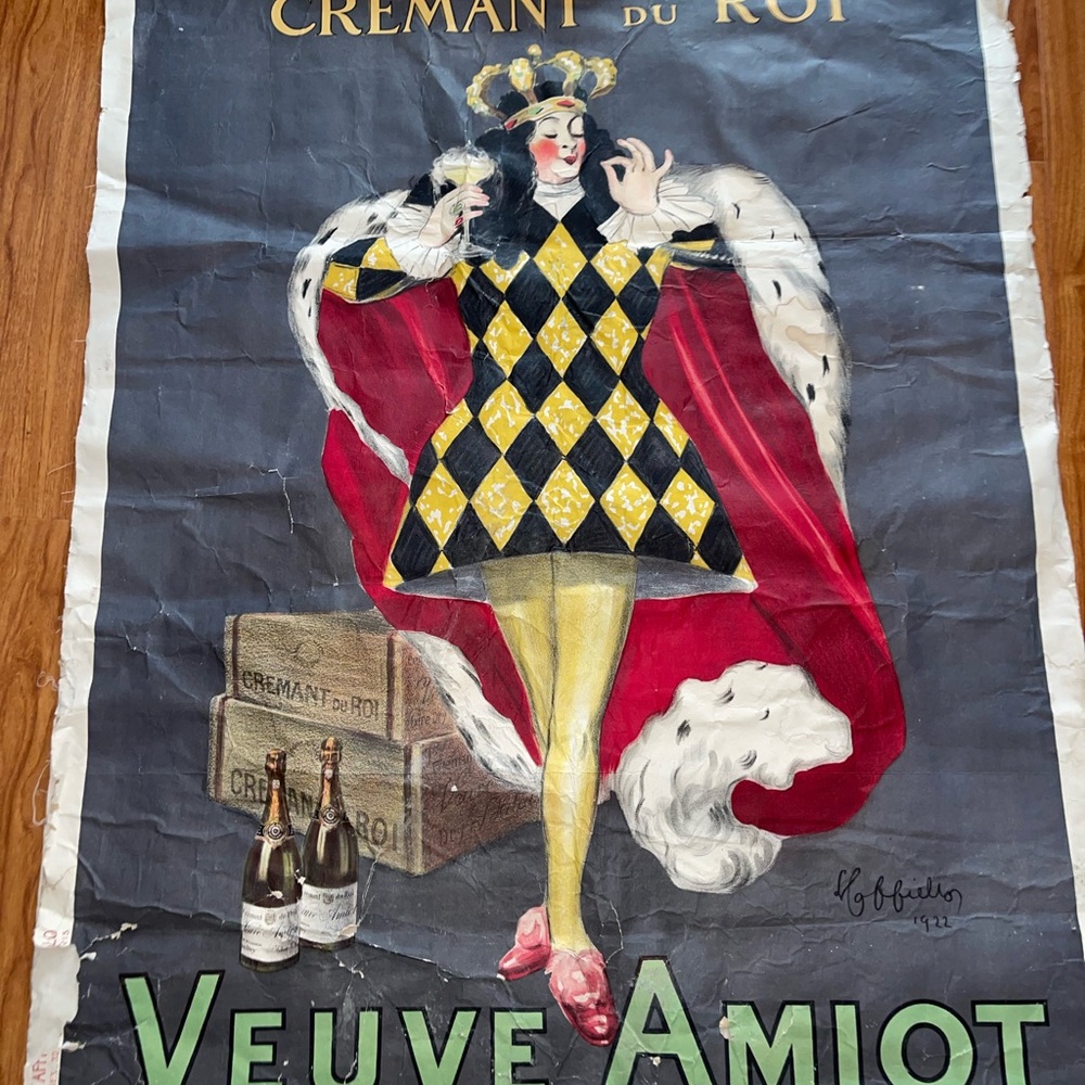 Vintage Veuve Amiot Original Poster
